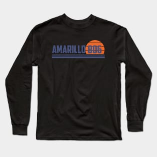 806 Amarillo Texas Area Code Long Sleeve T-Shirt